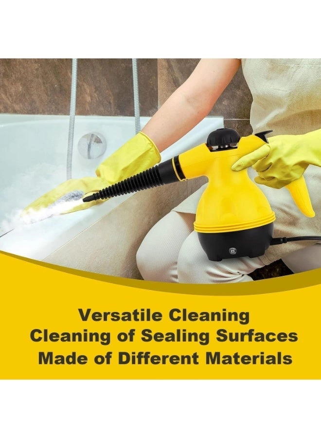 Handheld Steam Cleaner - Multipurpose Portable 8 Multi-Surface Attachments