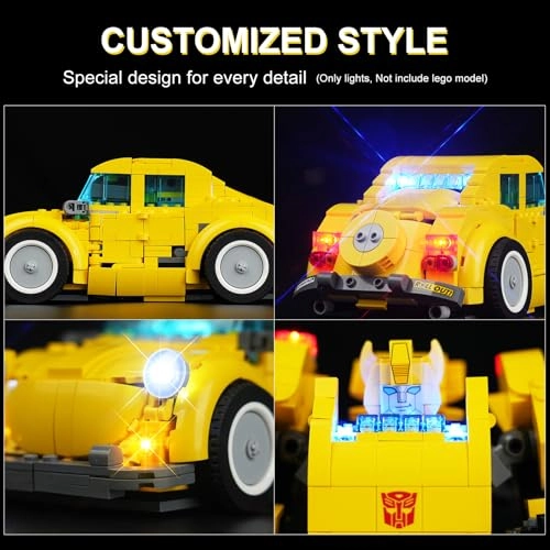 LED Light Kit for LEGO Bumblebee - Plastic 1