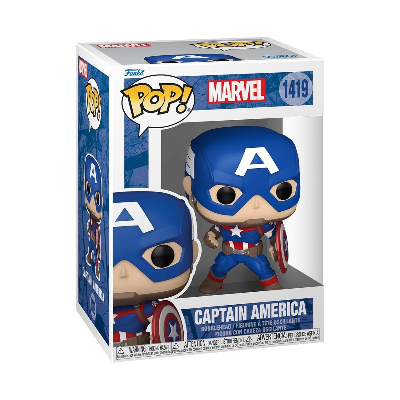 FUNKO Captain America - Marvel Comics (9.5 cm)