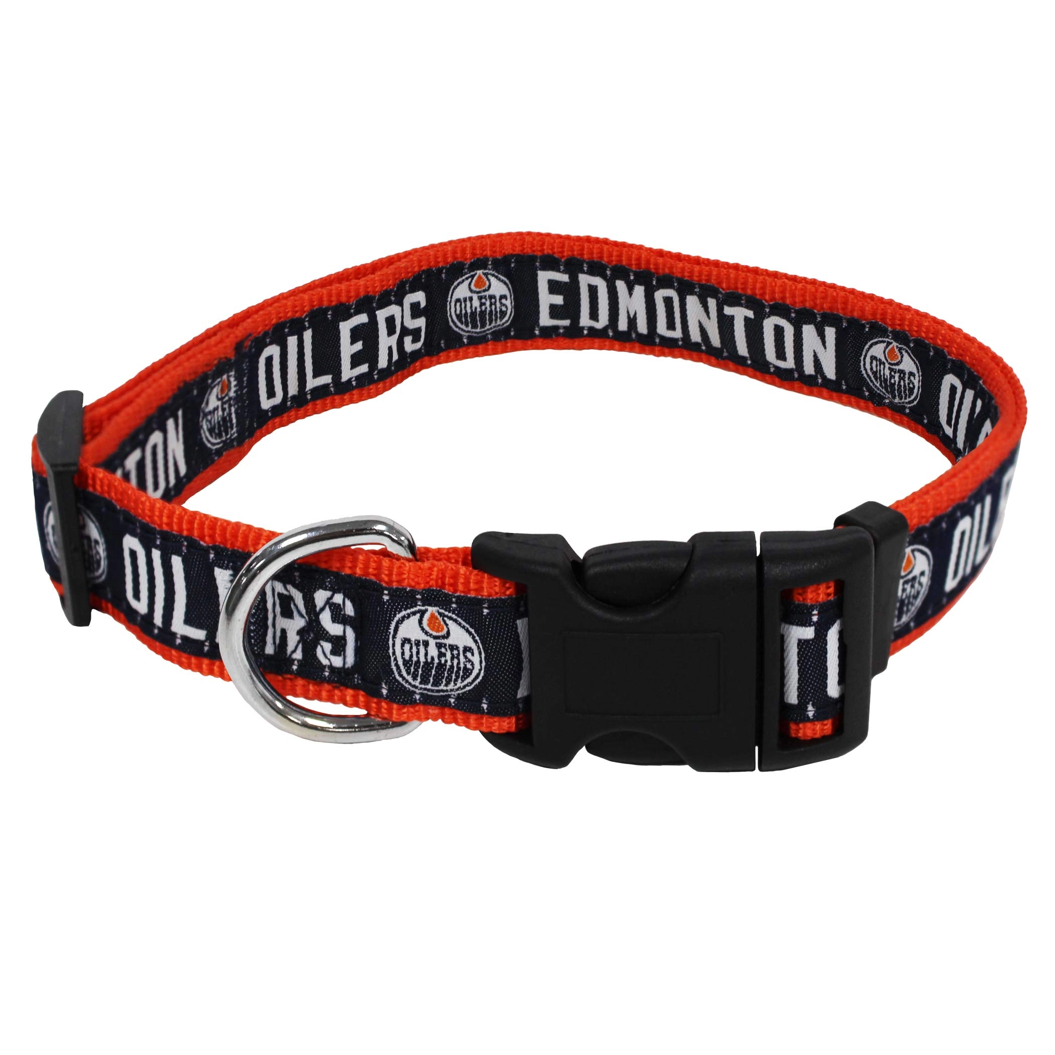Pets First Edmonton Oilers Collar - Large Dog