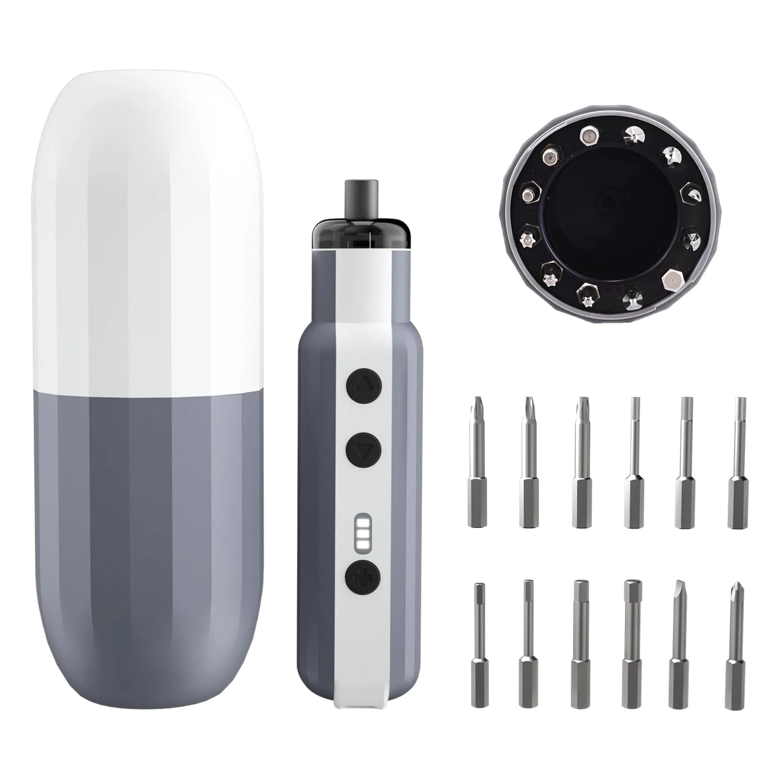 Cordless Electric Screwdriver - 9.8V Rechargeable Adjustable