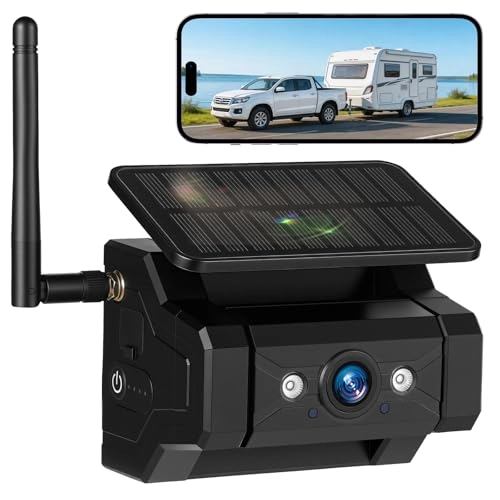 Magnetic Solar WiFi Hitch Camera - Night Vision Wireless 1080P
