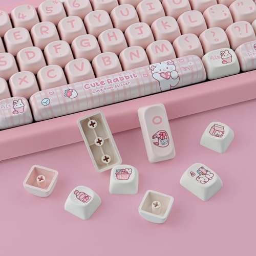PBT Keycaps - Snack Rabbit