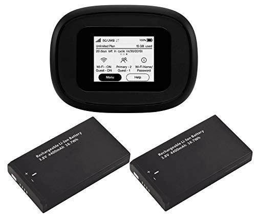 (Like New) MiFi M1000 - 5G Dual-Band + Battery - 4400 mAh