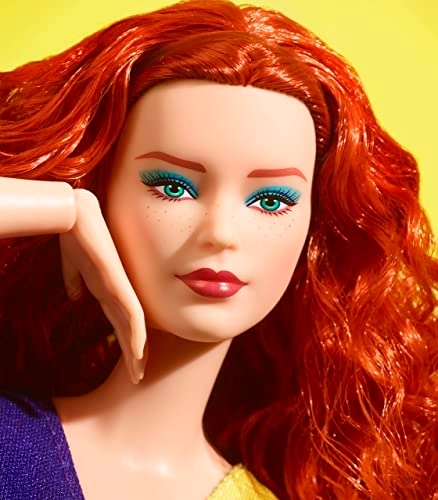 Barbie Looks - Curly Red Hair Color Block Outfit Ages 6+