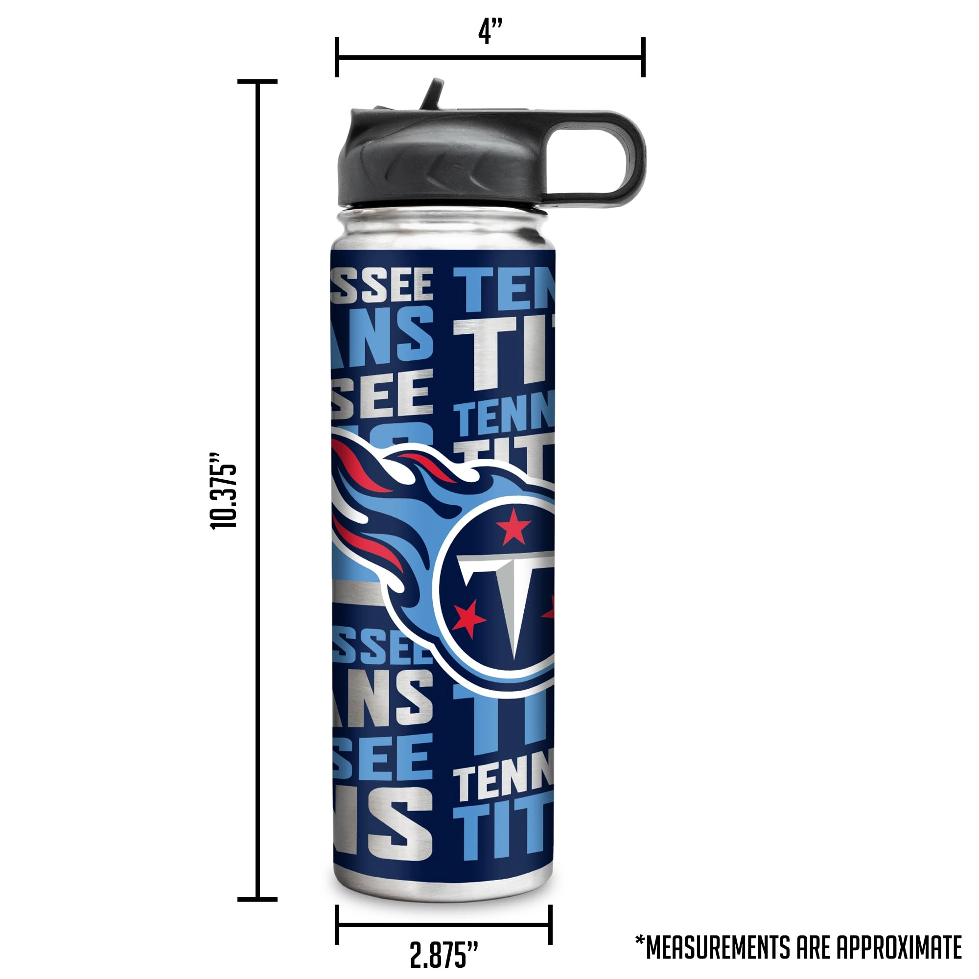 Stainless Steel NFL Football Tumbler - 650ml