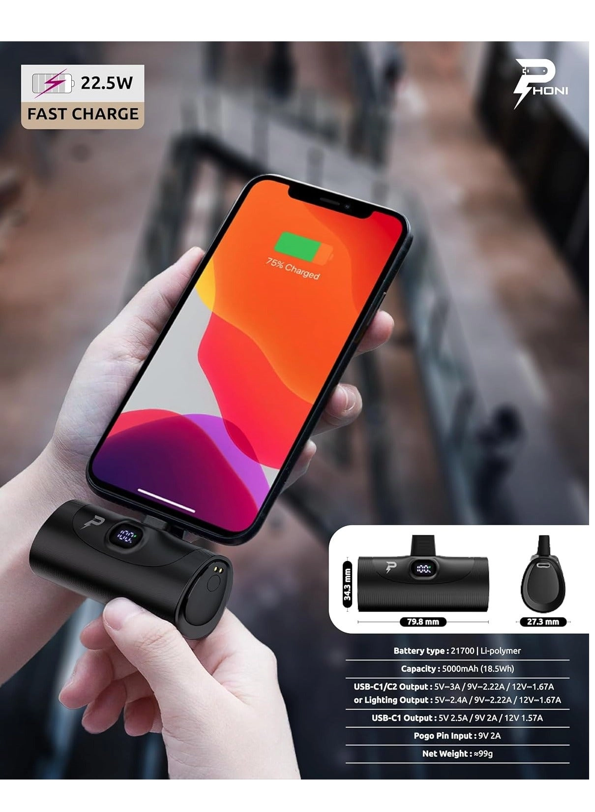 Power Bank - 5000 mAh