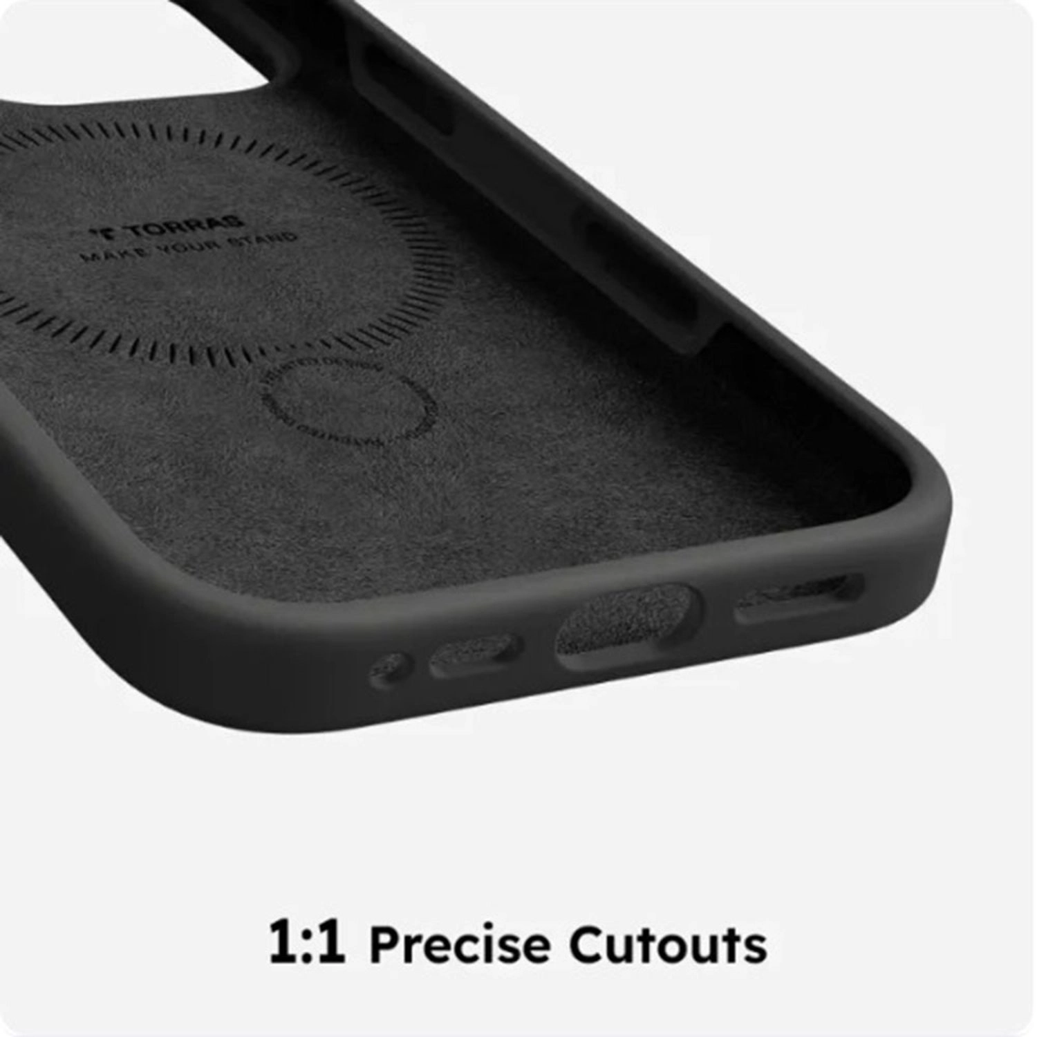 Ostand Spin Series Silicone Case with MagSafe for iPhone 17 Pro