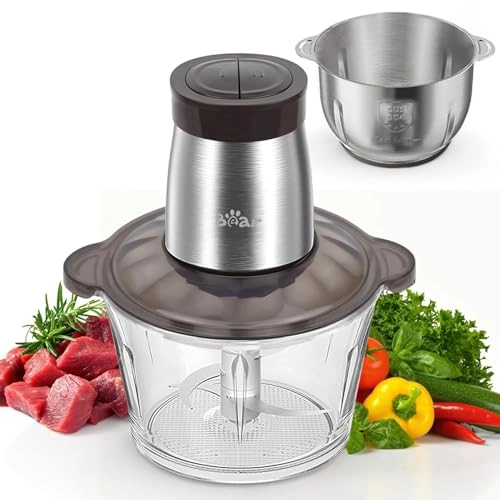 Food Processor & Chopper - 2.0L+1.8L 600W