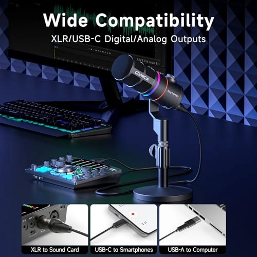 D10 Pro USB+Wireless+XLR Microphone