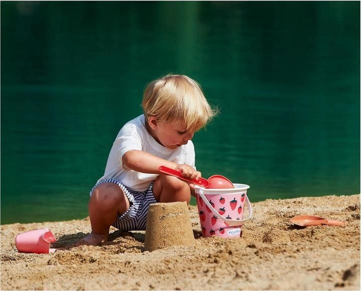 Strawberry Sand Bucket Set - 18 Months Pink
