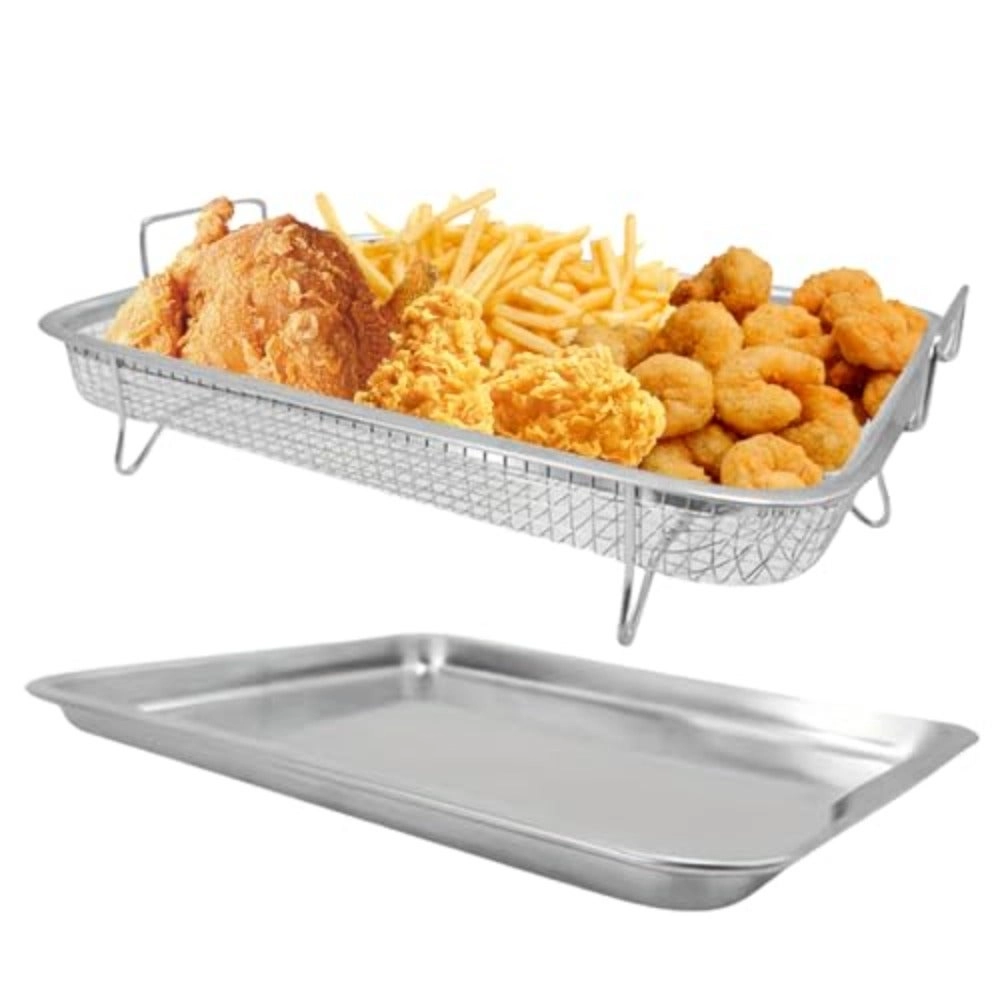 Generic Air Fryer Replacement Basket - 5.5L Black Non-Stick