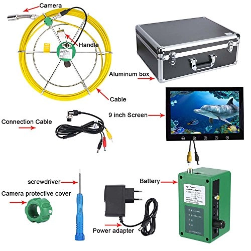 Sewer Drain Industrial Endoscope System - 4.8mm 20m