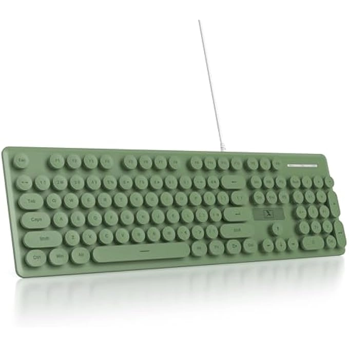 Ergonomic Wireless Rechargeable Bluetooth Keyboard - Wired/Wireless