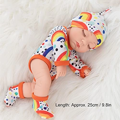 Reborn Doll - 25cm Colorful Clothes