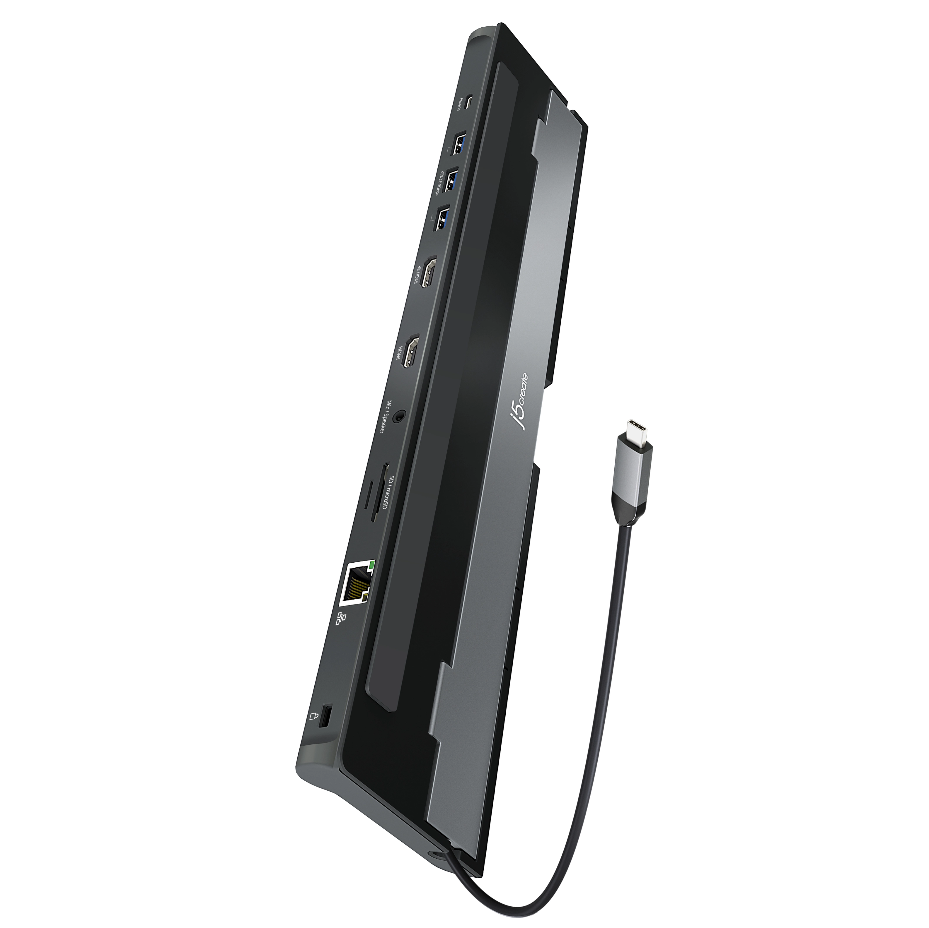USB-C Dual HDMI Docking Station JCD542 - 4K + 1080p Dual HDMI PD 100W