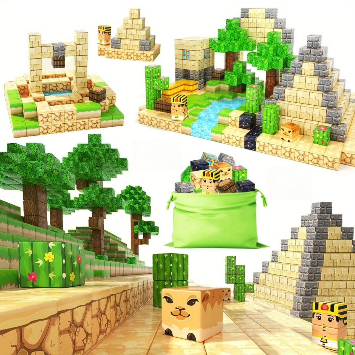 Mizuki Homes magnetic blocks - 4 years and up 100 pieces