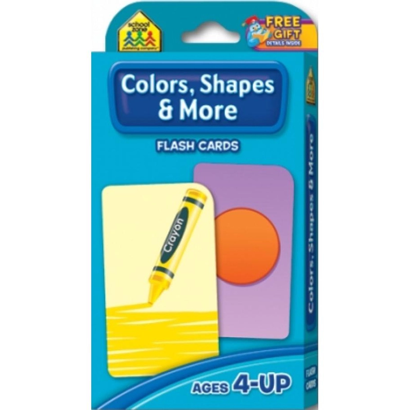 School Zone Colors, Shapes & More - 56 Cards