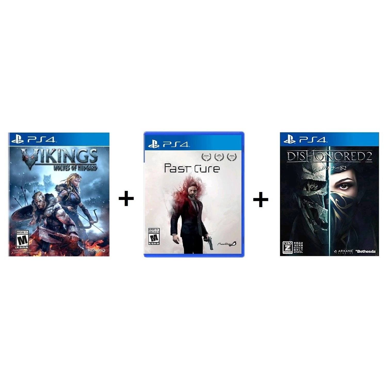 Vikings: Wolves of Midgard; Past Cure; Dishonored 2 - PlayStation 4