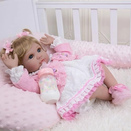 Reborn Baby Doll - 22 inch Vinyl Girl Ages 3+