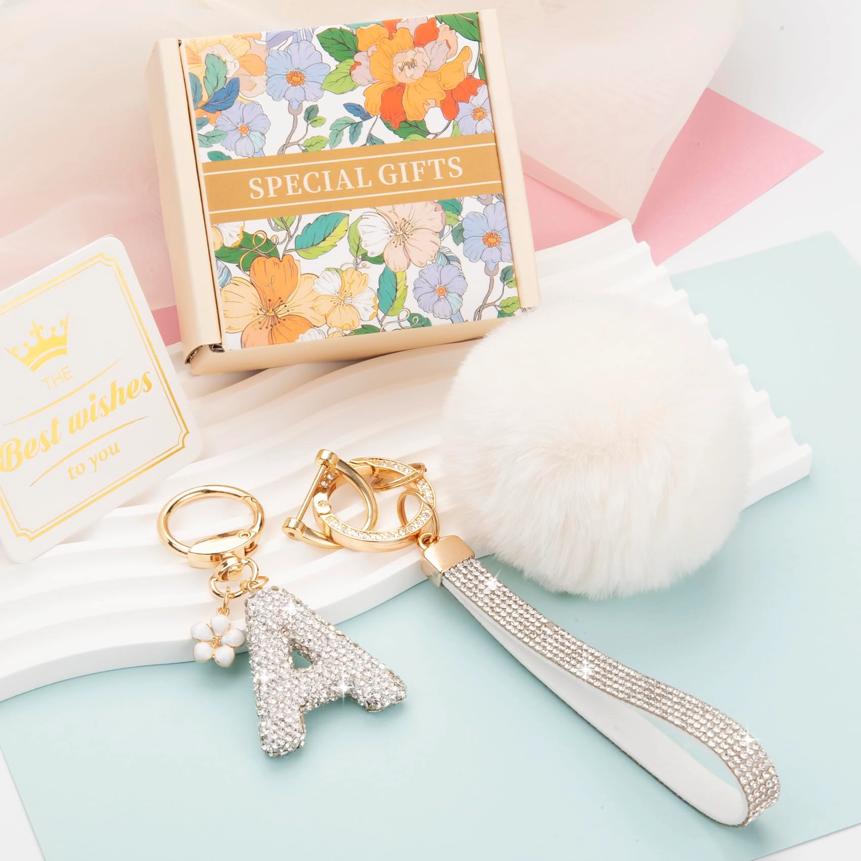 Initial Keychain - Letter