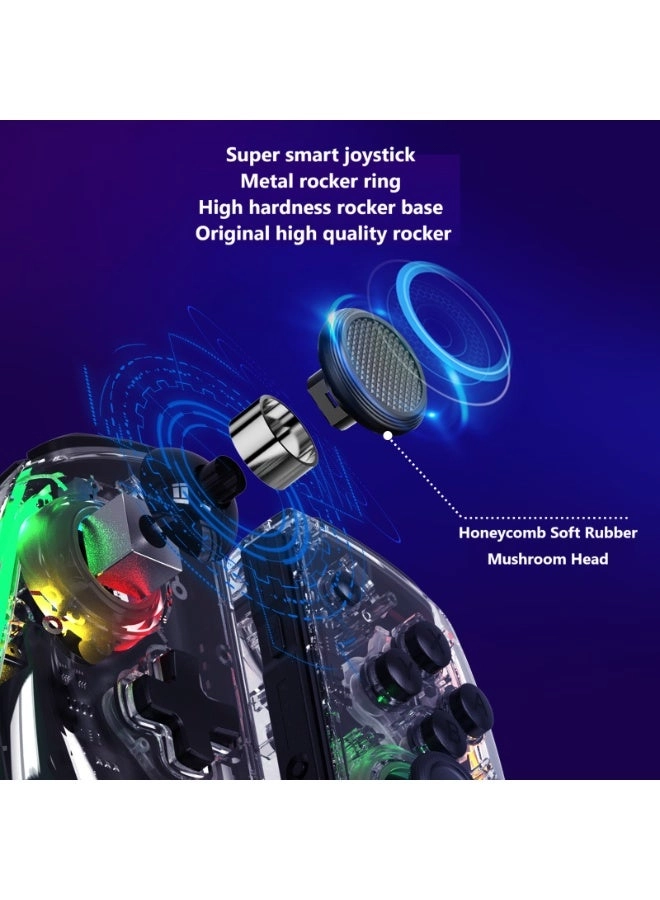 KS40 - Transparent GREY Nintendo Switch