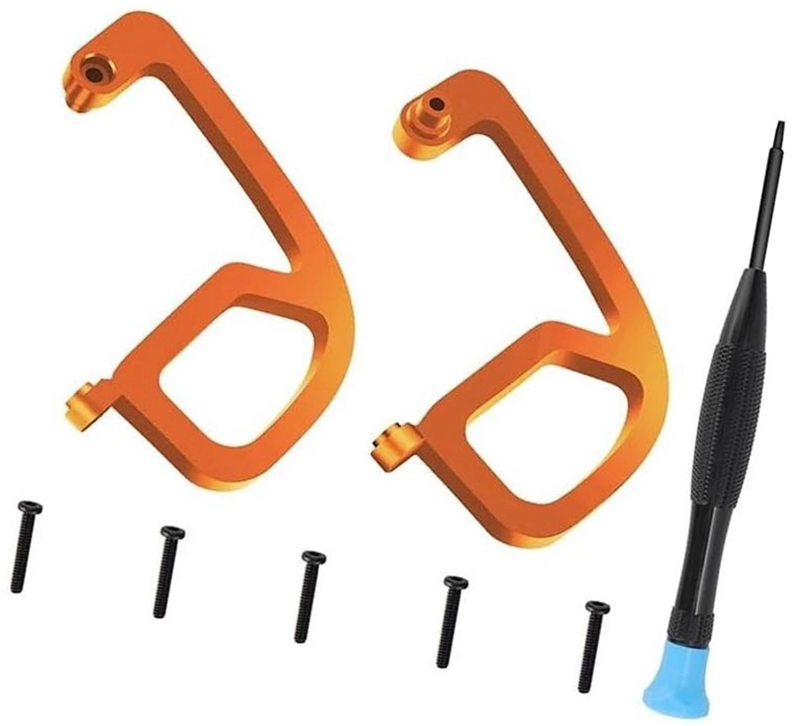 Propeller Guard Bumper - for Avata 2 BLACK Orange Aluminum Alloy