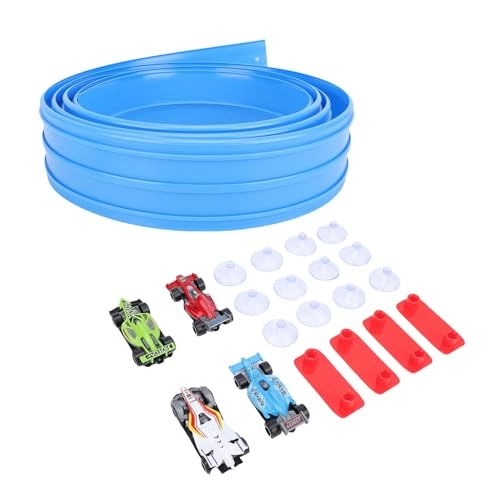 Flex Tracks Race Cars - 1 x rail 4 x Cars 16 x accessories