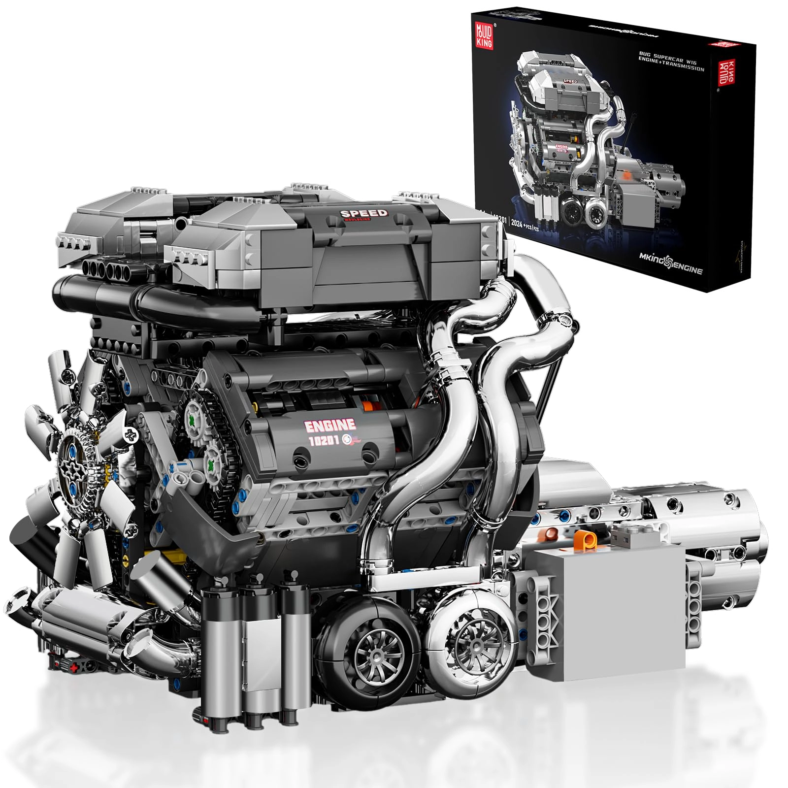mould king W16 Model Engine Kit - 2024 pcs