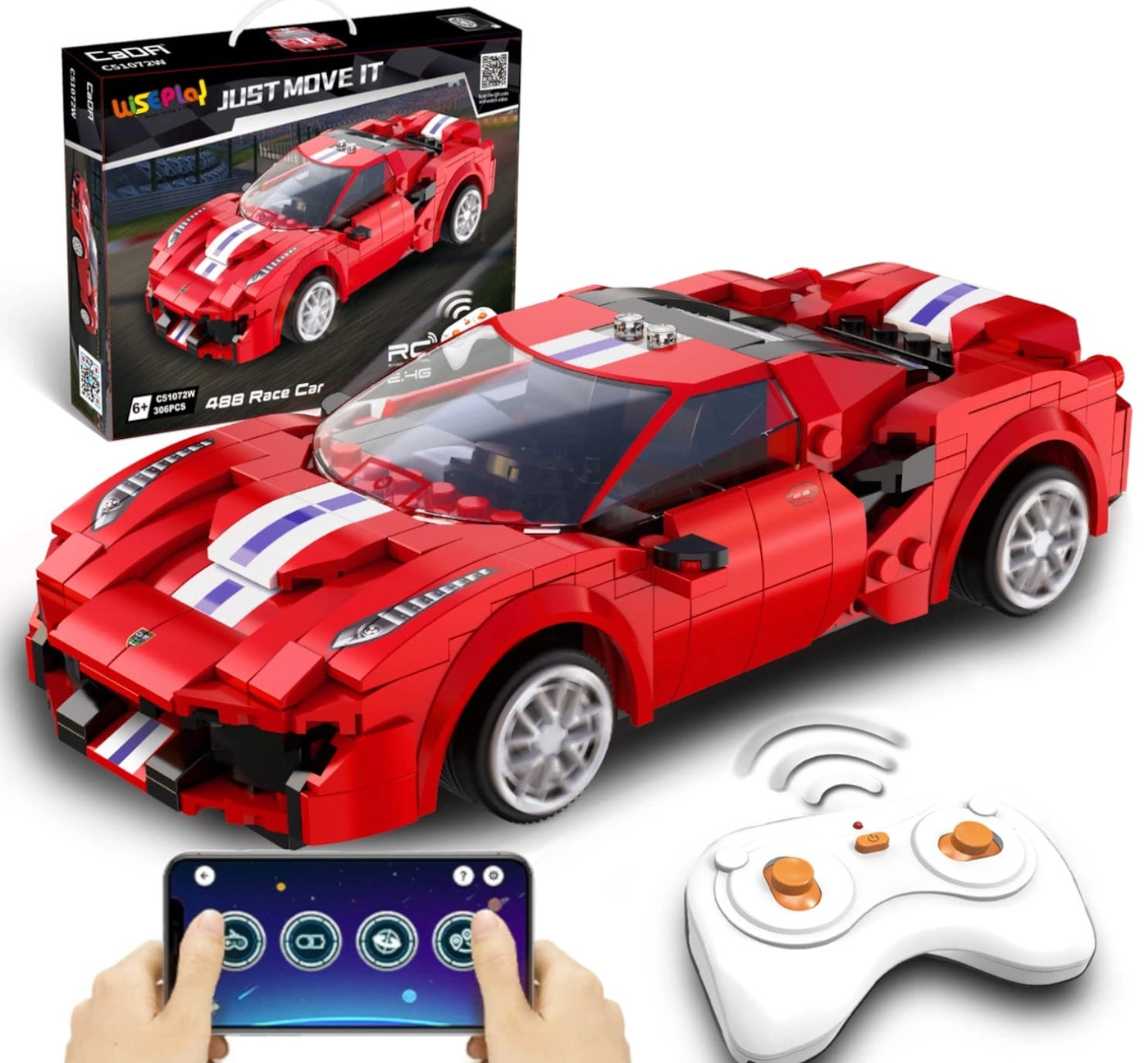 WISEPLAY RC Car Building Kit - 306 pcs