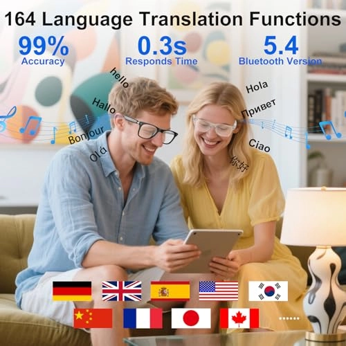 Ai Smart Glasses - Chat GPT Bluetooth Translation