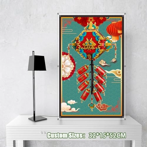 Acrylic Display Case for LEGO 80118 - 32 x 15 x 52 cm 3mm acrylic