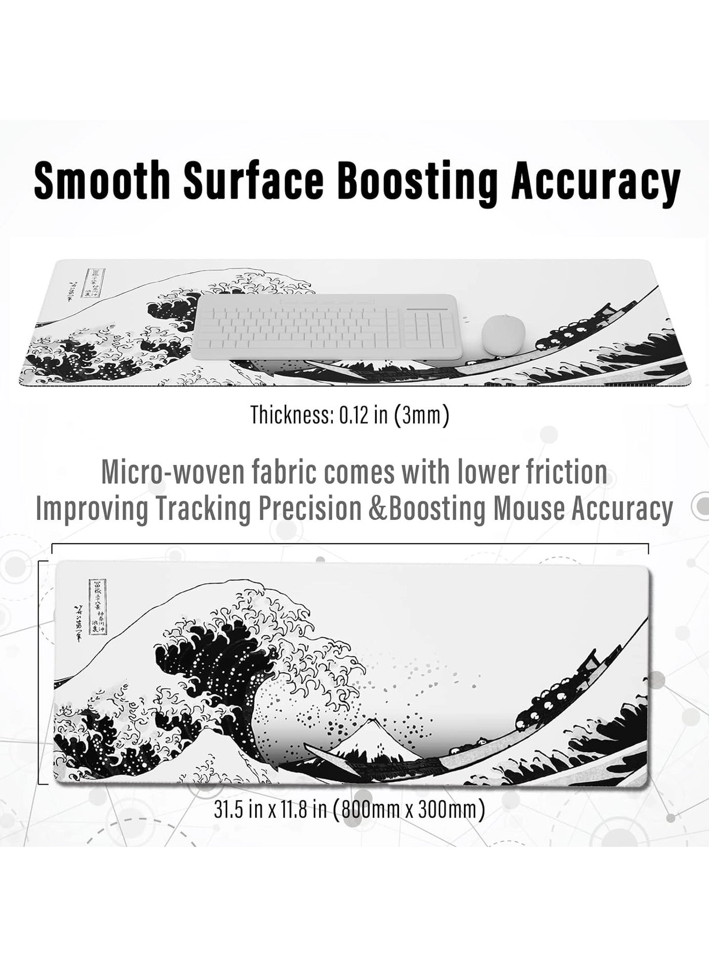 Z203 Gaming Mouse Pad - 80x30 cm