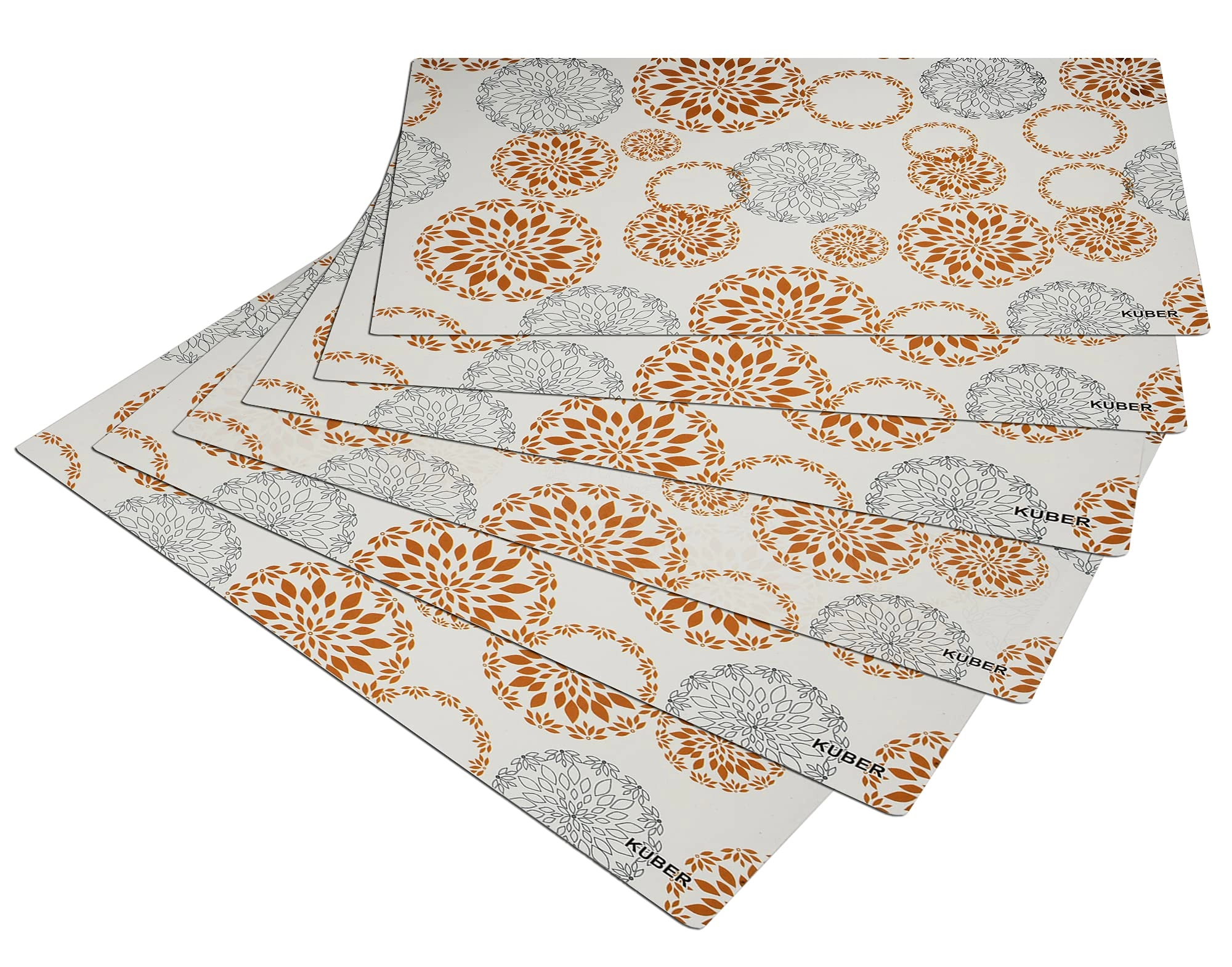 Fridge Mat - Pack of 6 White 45 x 30 CM