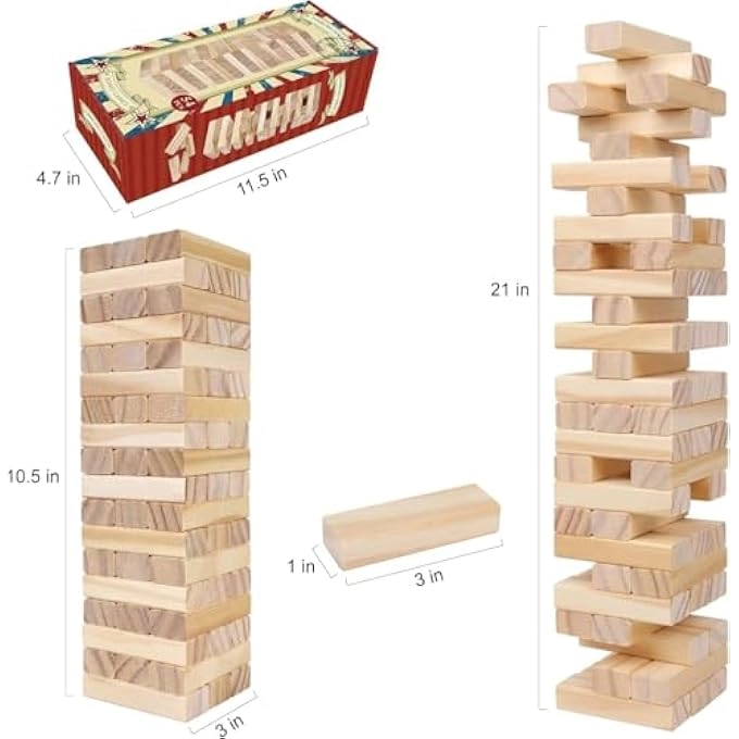 JENGA - CLASSIC GENUINE HARDWOOD