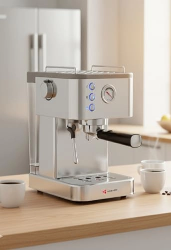 Espresso Coffee Machine 20 Bar ULKA Pump & Milk ME-ECM2048
