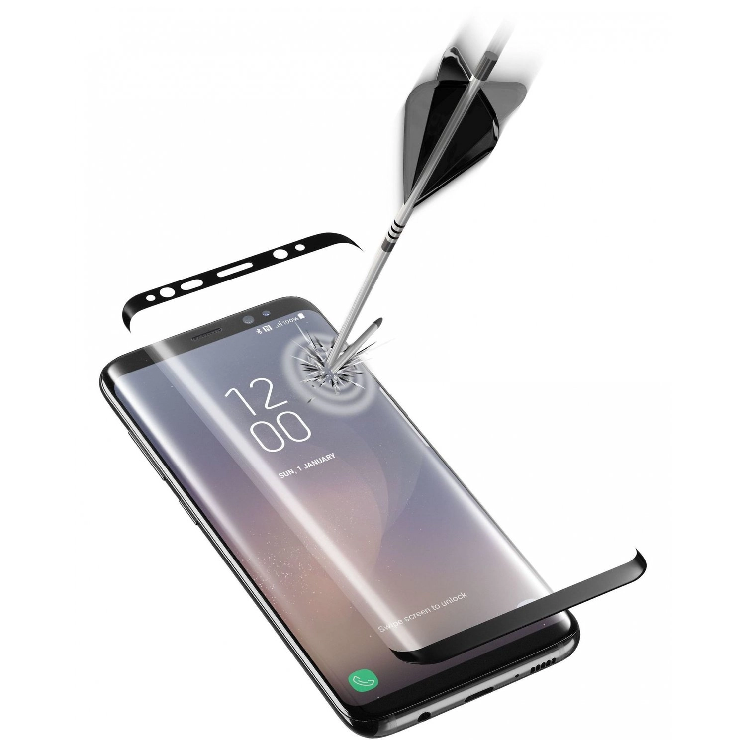 Curved Tempered Glass Screen Protector for Samsung Galaxy S9 Plus