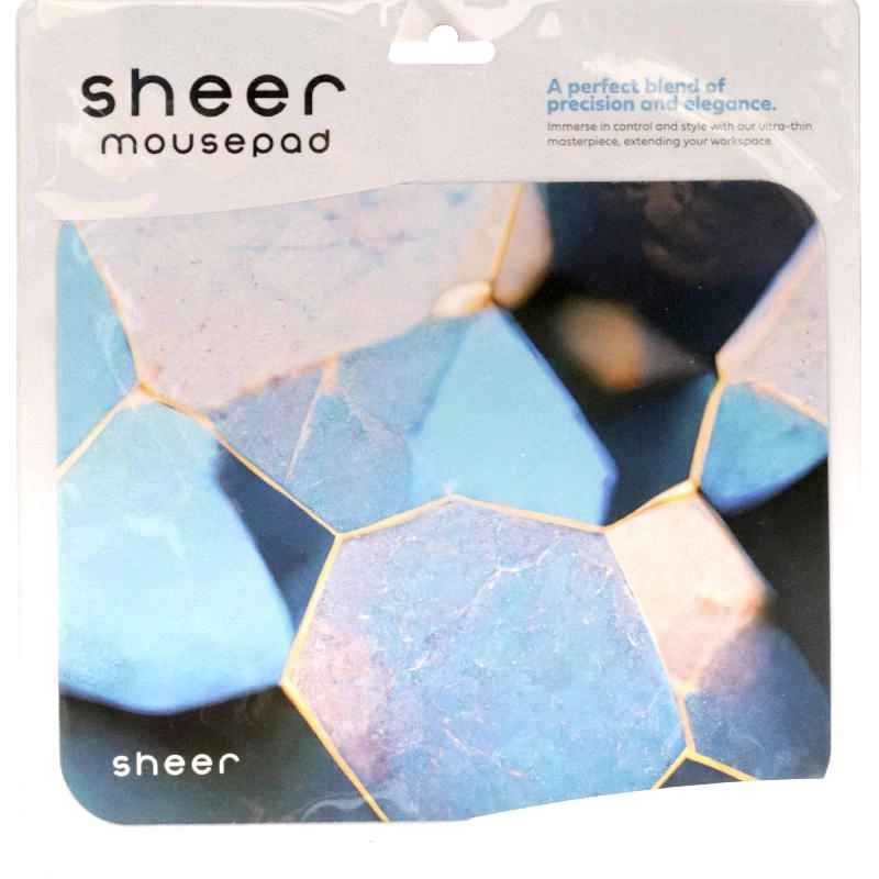 Sheer Microfiber/Silicone Mouse Pad - 22x18 cm