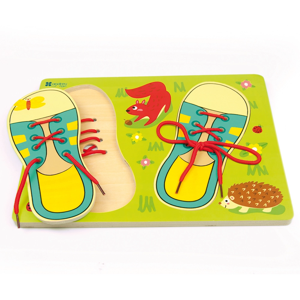 Lacing Shoes Puzzle - Suitable for 3 years and above