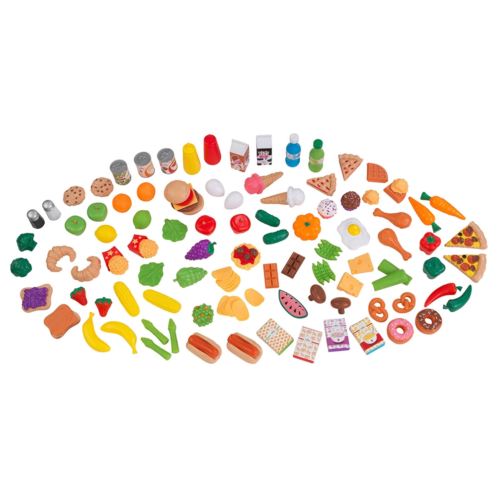 Deluxe Tasty Treats Pretend Play Food - 115 pieces (DBT-63330)