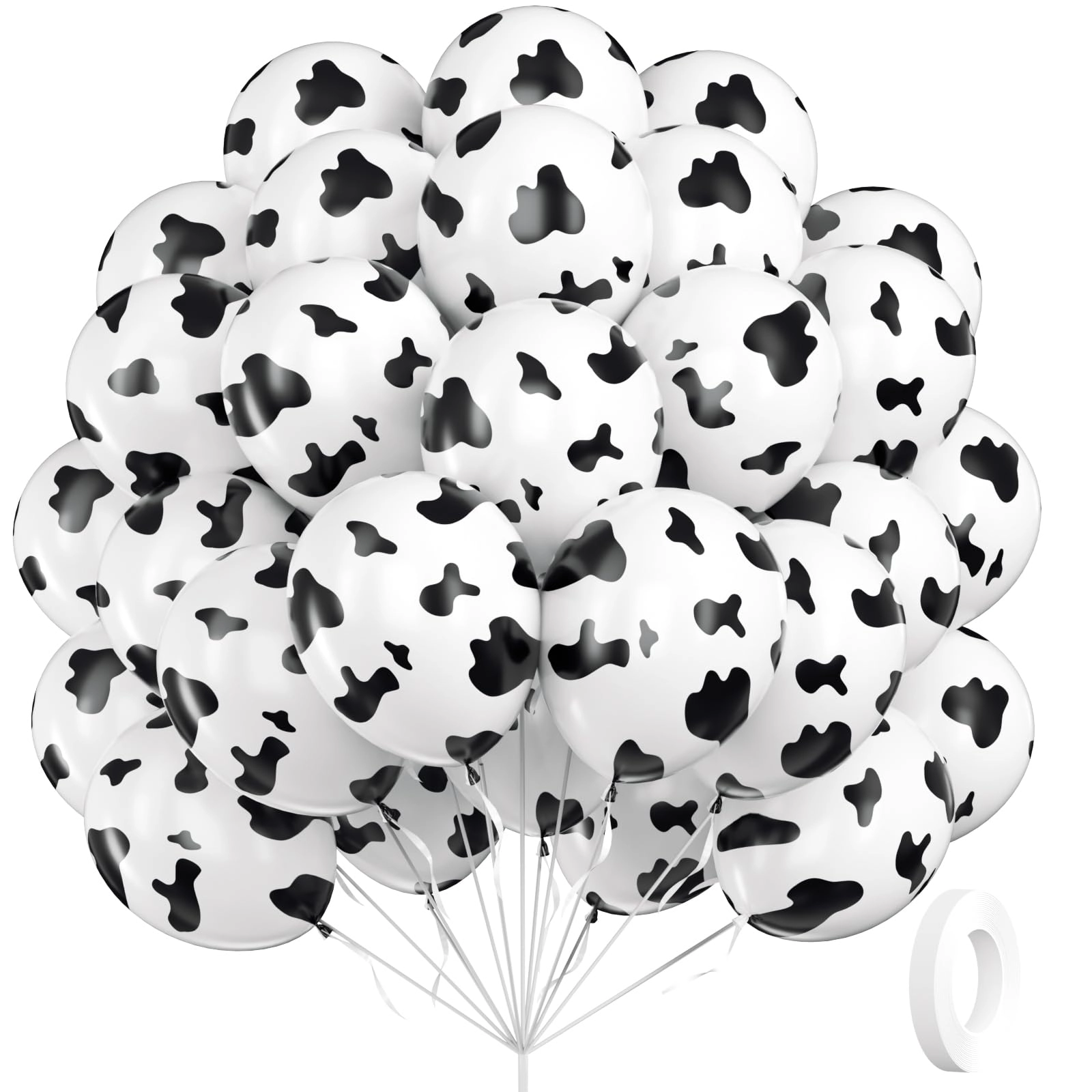 vicduotex Cow Print Balloons - 60pcs Party
