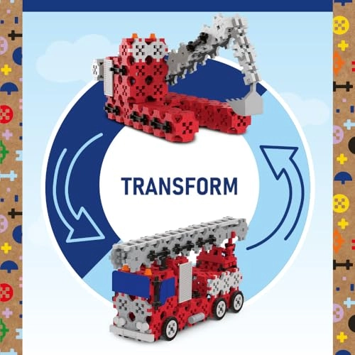 Fire Truck / Crawler Excavator - Leo 241 pcs