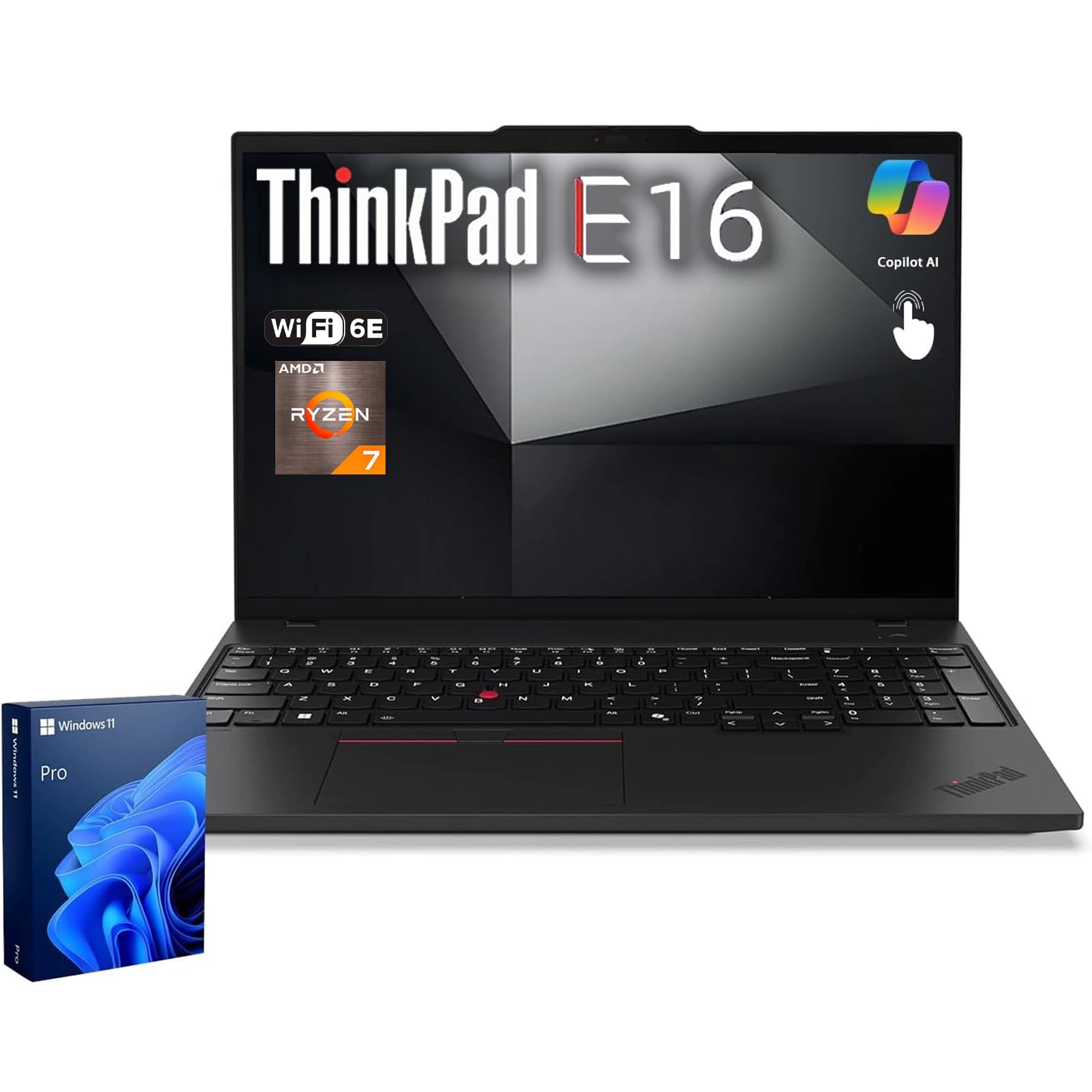 Lenovo Group, Ltd. ThinkPad E16 Gen 2 - 16'' Ryzen 7-7735U 16GB DDR5 512GB SSD