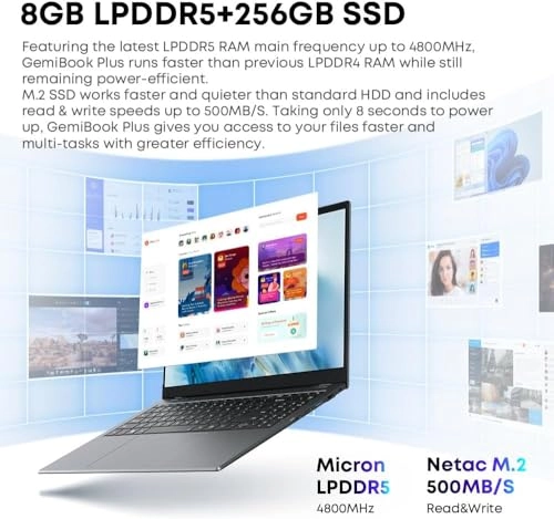 GemiBook Plus - 15.6'' 512GB 16GB N150