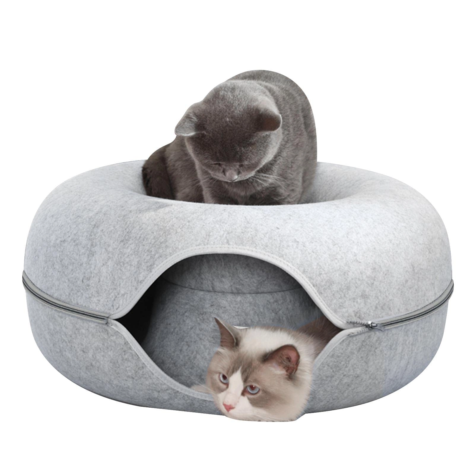 JFYBC Cat Tunnel Bed - About 50x50x20cm Felt