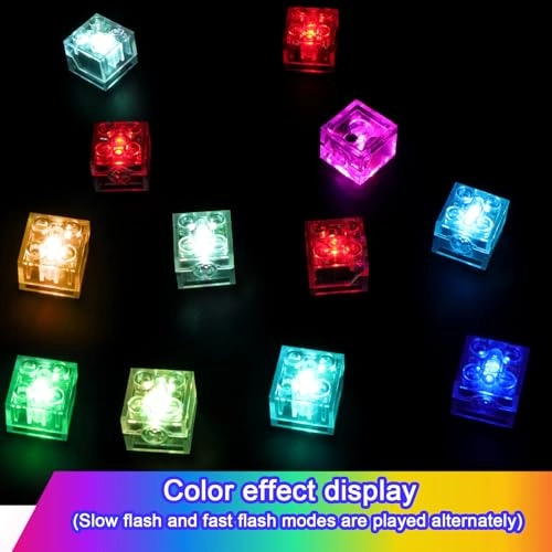 LED Luminous Building Blocks - 12 pcs