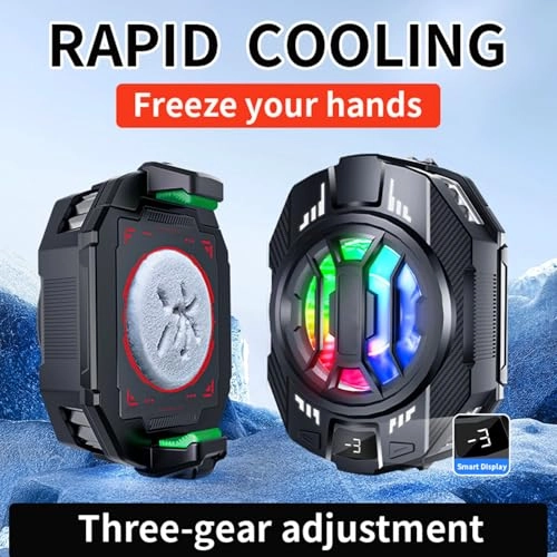 Phone Cooler - 30S Fast Cooling 15W RGB Light