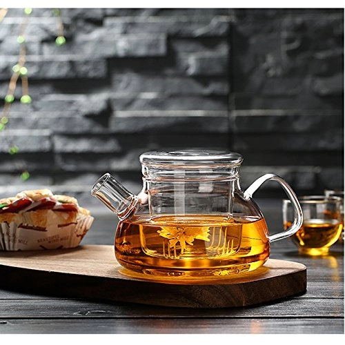 Glass Teapot - Borosilicate Glass 600ml/21oz