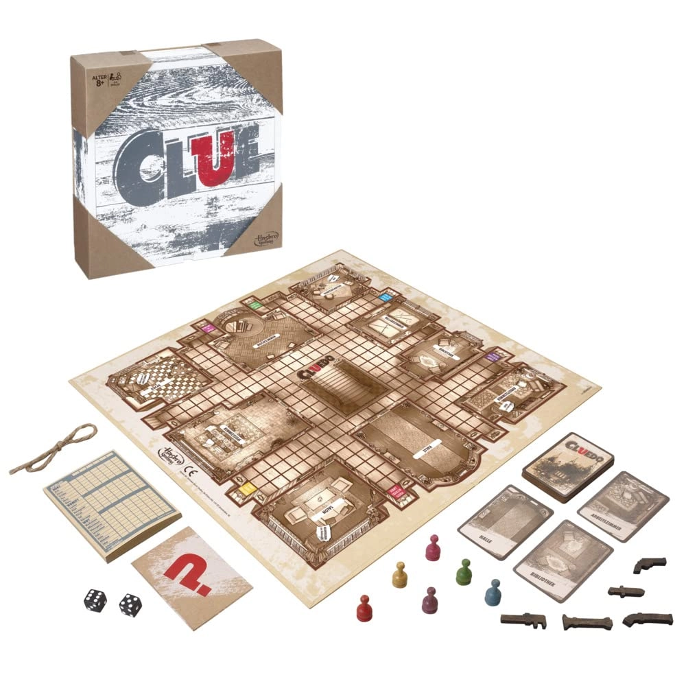 Hasbro Cluedo: Rustic (Wooden Special Edition) (German)