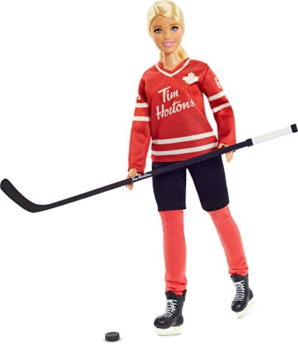 Barbie Tim Hortons Doll - 12-inch Curvy Hockey Uniform Ages 6+